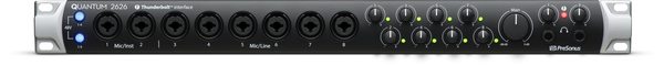 26X26 THUNDERBOLT 3 / 192KHZ, W/8 MIC INPUTS, ADAT I/O, STUDIO ONE ARTIST